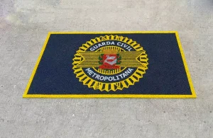Tapete com Brasão Guarda civil metropolitana - Real Tapetes