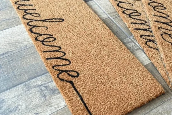 Capachos de Fibra de Coco Personalizado - Real Tapetes RJ