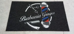 Tapetes para barbearias - Real Tapetes RJ - Barbearia Gringos