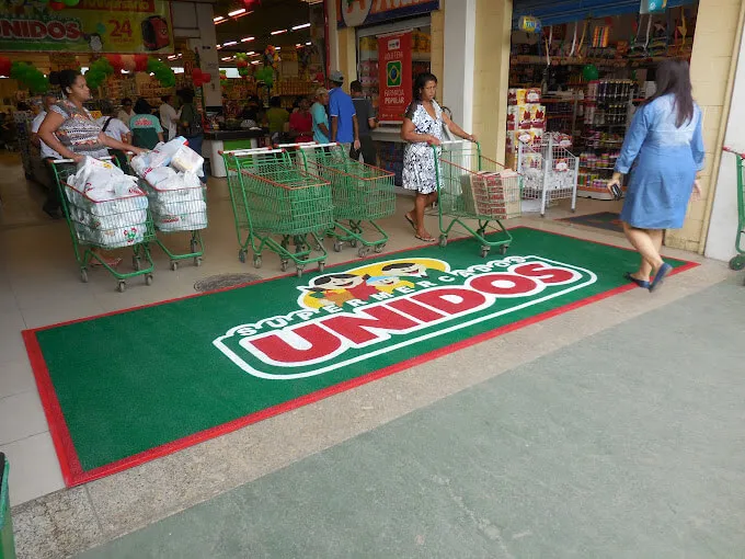 Tapete personalizado para hipermercado