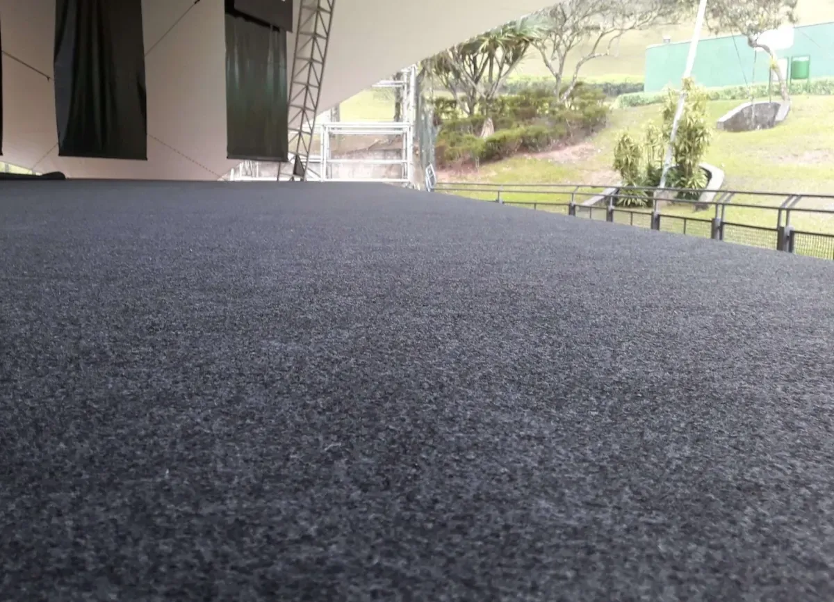 Carpete para Forração com Resina metro linear grafite-Real Tapetes RJ